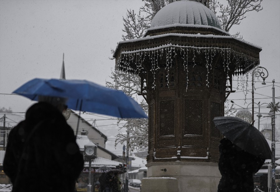 Balkanlarda yoğun kar