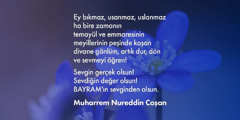 Kurban Bayramı Mesajı