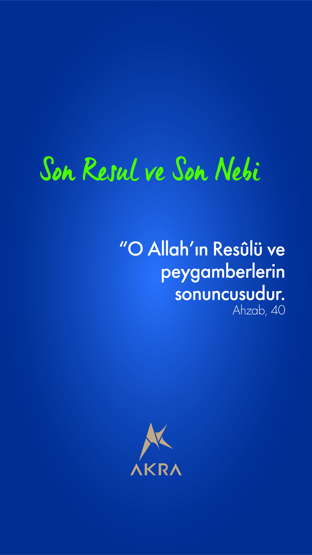 Kur'an-ı Kerim Peygamberimizi Tanıtıyor