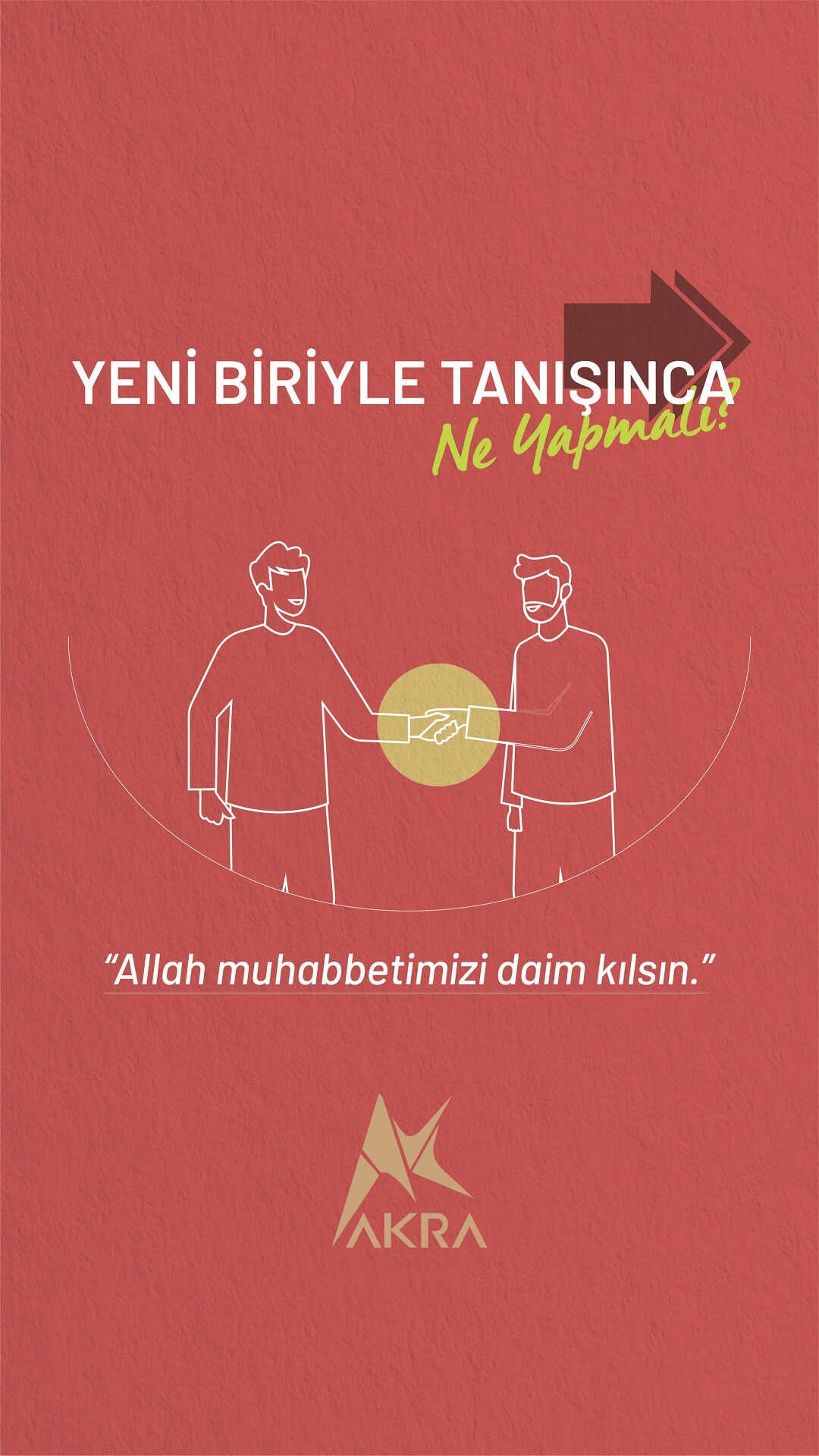 YENİ BİRİYLE TANIŞINCA