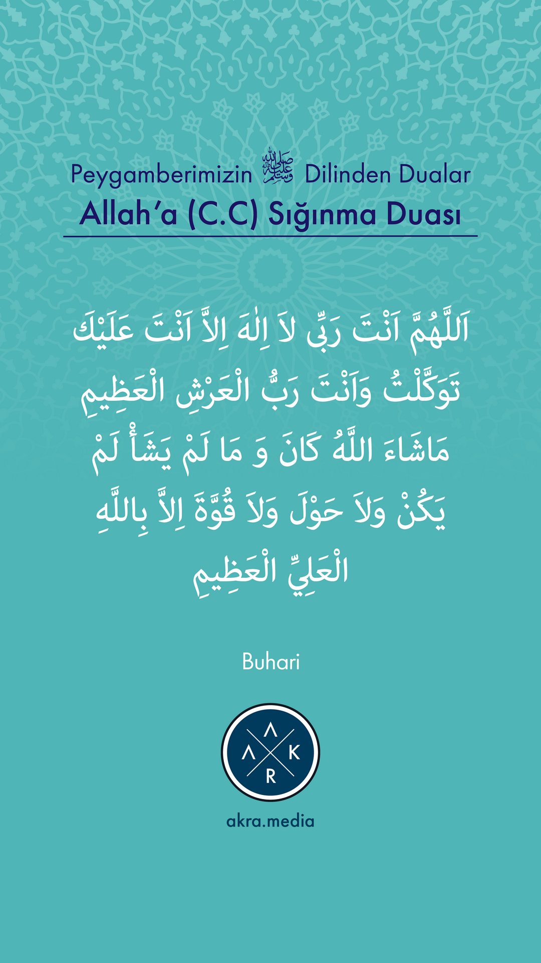 PEYGAMBERİMİZİN DİLİNDEN DUALAR