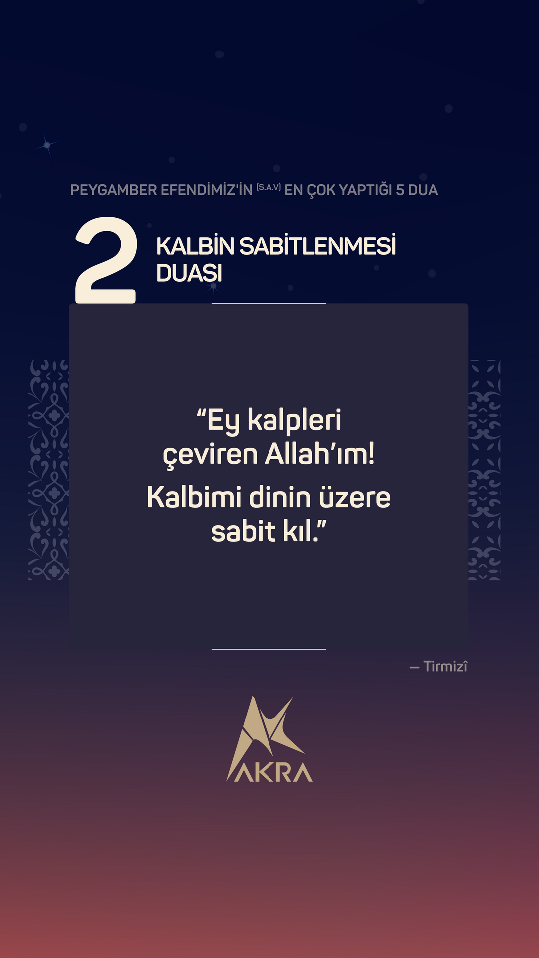 Peygamber Efendimiz'in En Çok Yaptığı 5 Dua