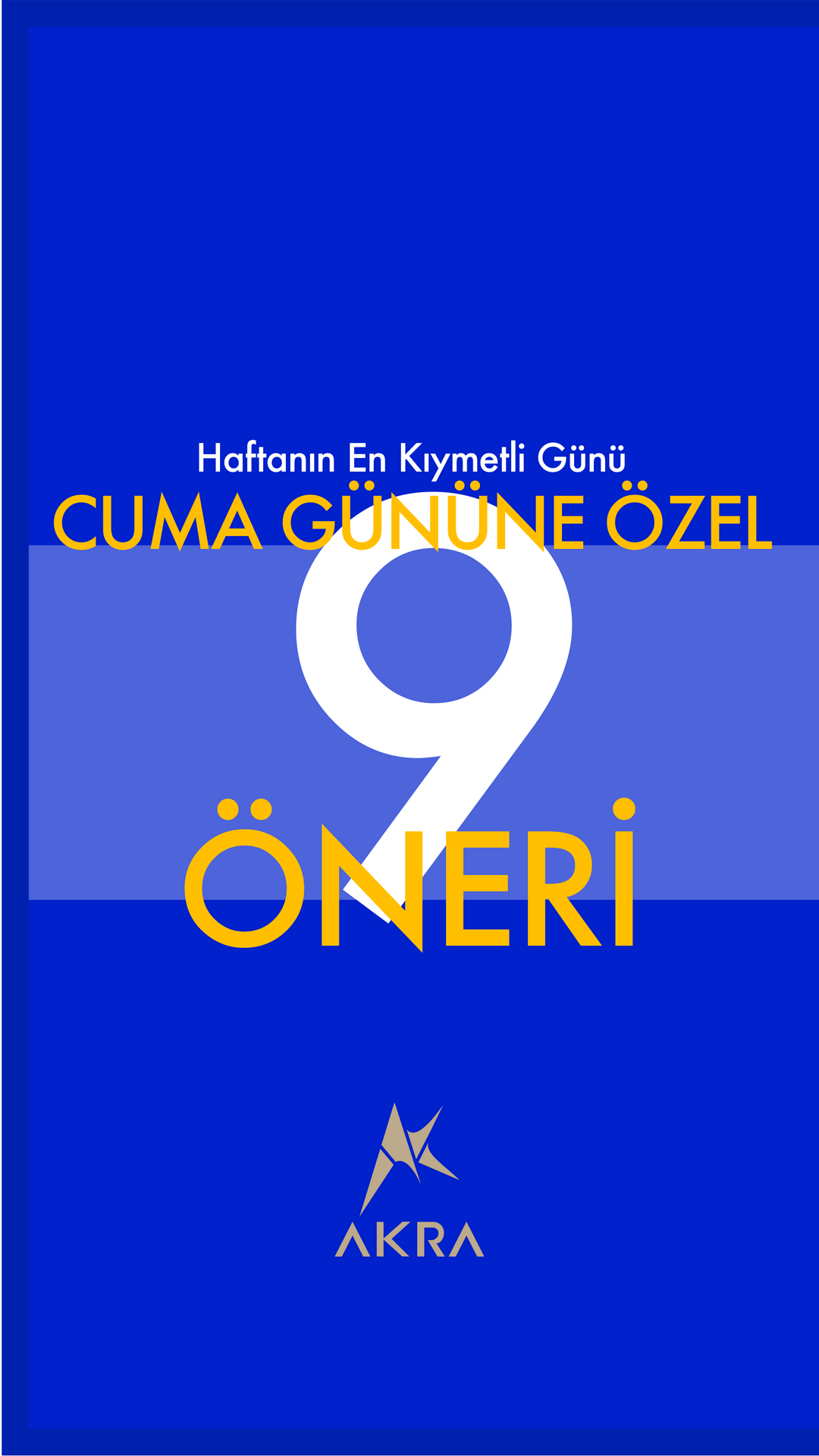 Cuma Gününe Özel 9 Öneri