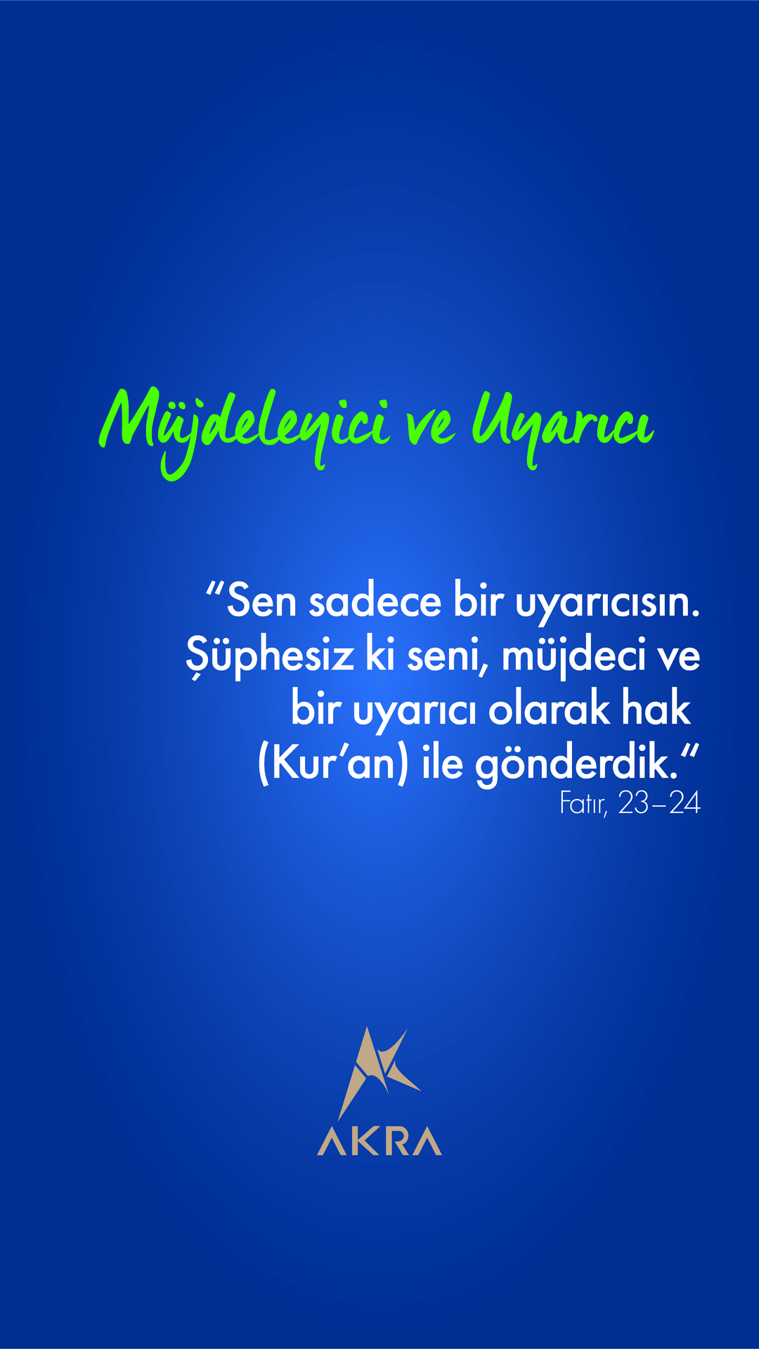 Kur'an-ı Kerim Peygamberimizi Tanıtıyor