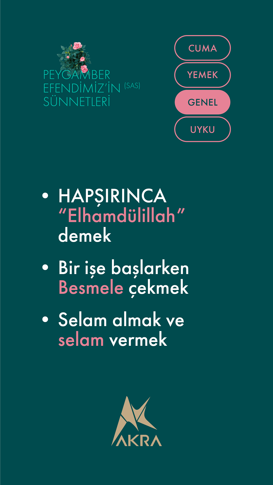 Peygamber Efendimiz'in Sünnetleri