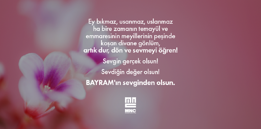 BAYRAM ın sevginden olsun