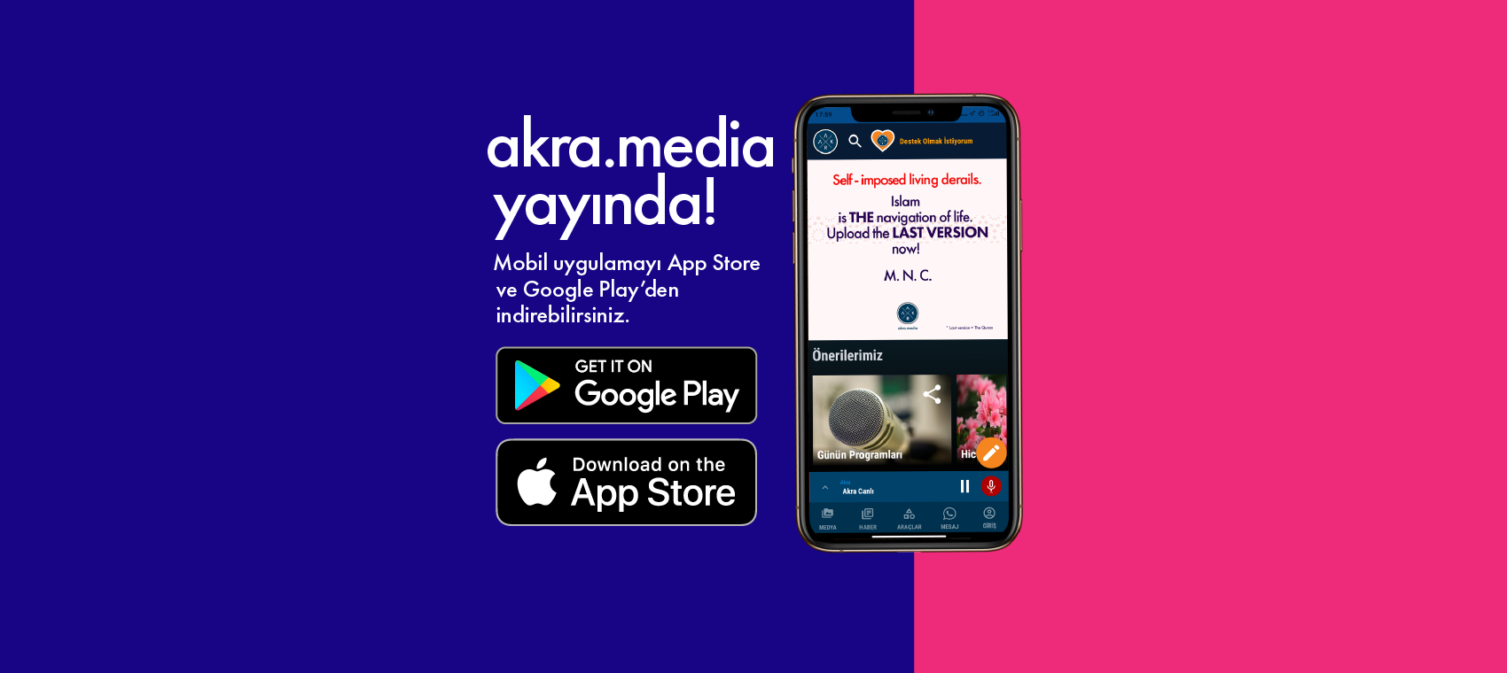 Akra.media mobil uygulaması yayında