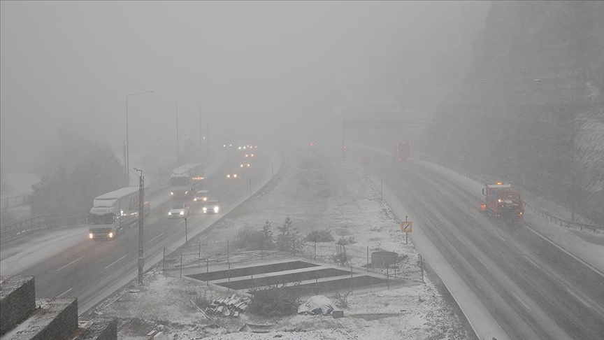 Yola çıkarken kış şartlarına hazırlıklı olun